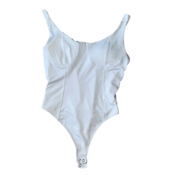 White size small SO bodysuit - Picture 1 of 3